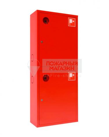 Шкаф пожарный Ш-ПК-О-003-21 Т НЗК глубина 300 мм (ШПК-320-21 НЗК, навесной закрытый красный)