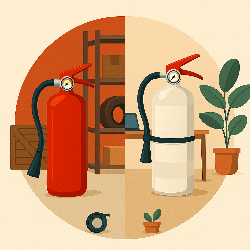 Чем отличается воздушно-эмульсионный огнетушитель (ОВЭ) от порошкового: плюсы, минусы, применение