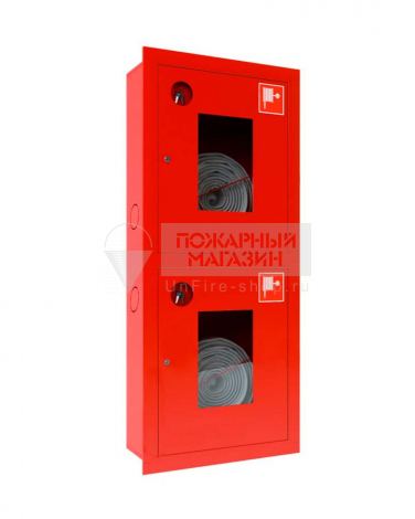 Шкаф пожарный Ш-ПК-О-003-21 Т ВОК глубина 300 мм (ШПК-320-21 ВОК, встроенный, открытый, красный)