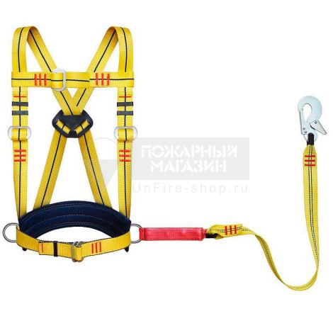 Удерживающая привязь УПС 2 аАД (строп лента с амортизатором)