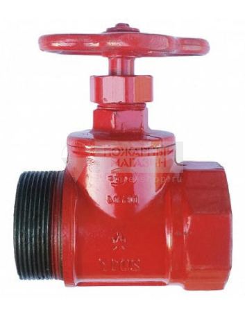 Клапан КПЧП Ду 50 чугунный прямой 180° муфта/цапка Каланча