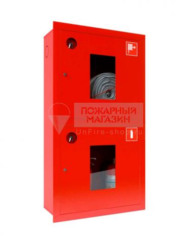 Шкаф пожарный Ш-ПК-О-003В-12 Т ВОК (ШПК-320-12 ВОК, встроенный открытый красный)