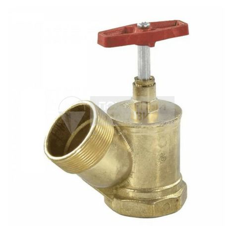 Клапан КПЛ Ду 50 латунь 125° муфта/цапка Цветлит