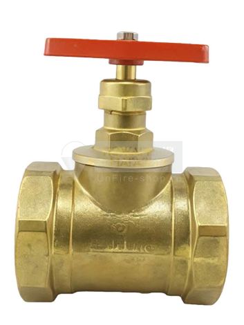 Клапан КПЛП Ду-50 латунь 15Б3Р прямой 180° муфта/муфта