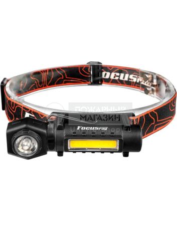 Фонарь светодиодный FOCUSray-1317 акк 14500 800 мАН диод XPE+диод COB 1/60/24 (с з/у)