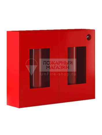 Щит пожарный закрытый металлический «П», с окнами (без комплектации) (1300х1000х300мм)