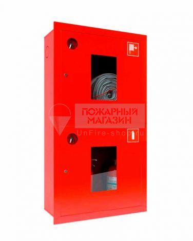 Шкаф пожарный ШПК-03-12 (ШПК-320-12) ВОК (встроенный, открытый, красный)