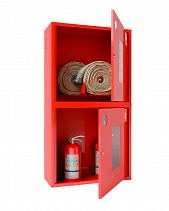 Шкаф пожарный Ш-ПК-О-003В-12 Т ВЗК глубина 350 мм (ШПК-320-12 ВЗК, встроенный закрытый красный) - фото 14