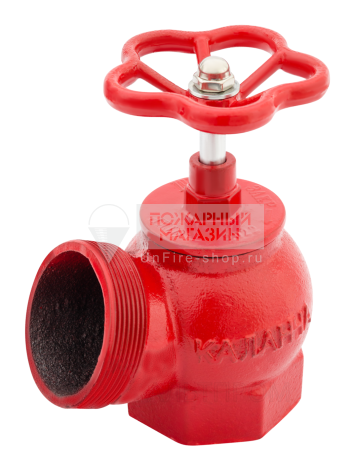 Клапан КПЧ Ду 65 чугунный 125° муфта/цапка Каланча