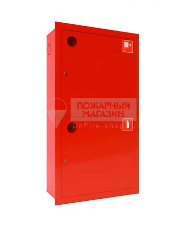 Шкаф пожарный ШПК-03-12 (ШПК-320-12) ВЗК (встроенный, закрытый, красный)