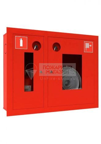 Шкаф пожарный ШПК-02 (ШПК-315) ВОК (встроенный, открытый, красный)