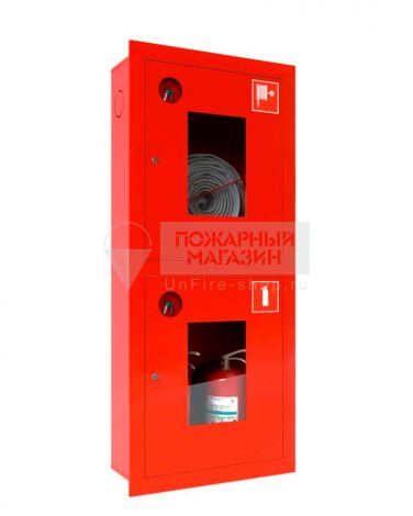 Шкаф пожарный Ш-ПК-О-003 Т ВОК (модель ШПК-320 ВОК, встроенный открытый красный)