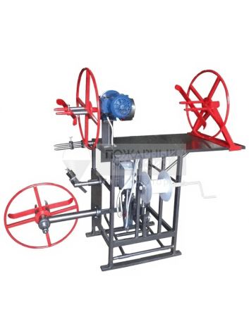 ТЦ-15ПБ станок для навязки пожарных рукавов с барабаном 380 В 10 рукавов/час перекатка без скручивания