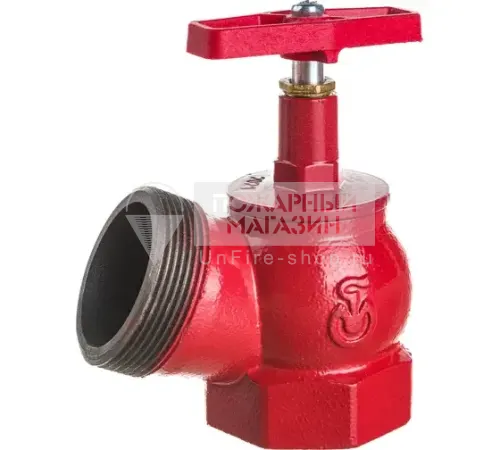 Клапан КПЧ Ду 65 чугунный 125° муфта/цапка Цветлит