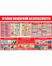 Стенд - Умей действовать при пожаре СТ032 (пластик, 1000х1000х3 мм) - фото 12